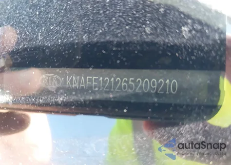 2006 Kia Spectra Ex/Lx/Sx from USA, damaged, VIN KNAFE121265209210